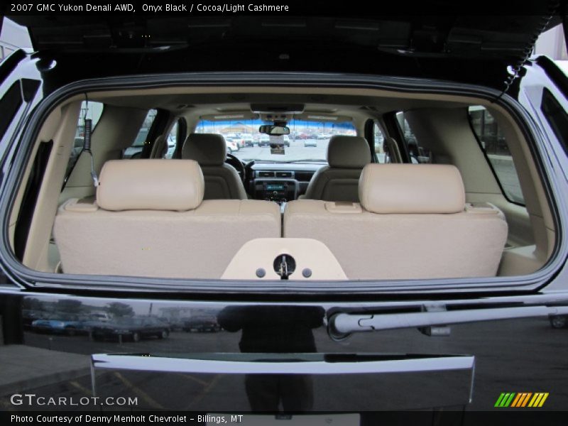 Onyx Black / Cocoa/Light Cashmere 2007 GMC Yukon Denali AWD