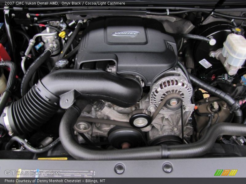 Onyx Black / Cocoa/Light Cashmere 2007 GMC Yukon Denali AWD