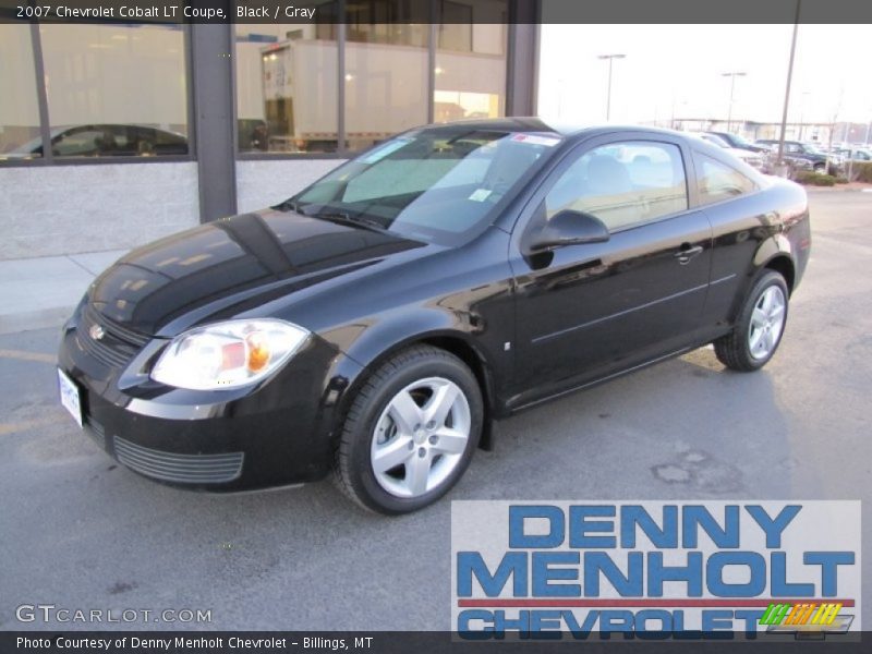Black / Gray 2007 Chevrolet Cobalt LT Coupe