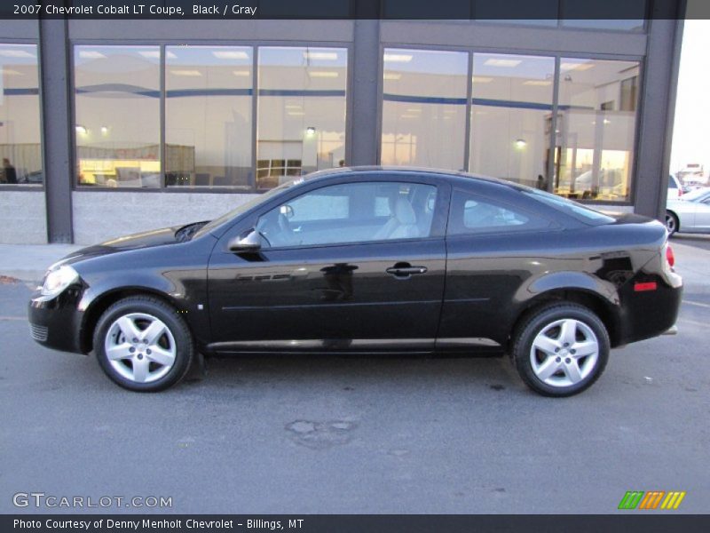 Black / Gray 2007 Chevrolet Cobalt LT Coupe