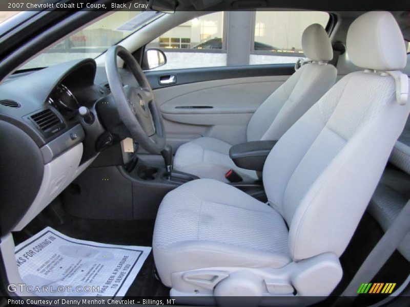 Black / Gray 2007 Chevrolet Cobalt LT Coupe