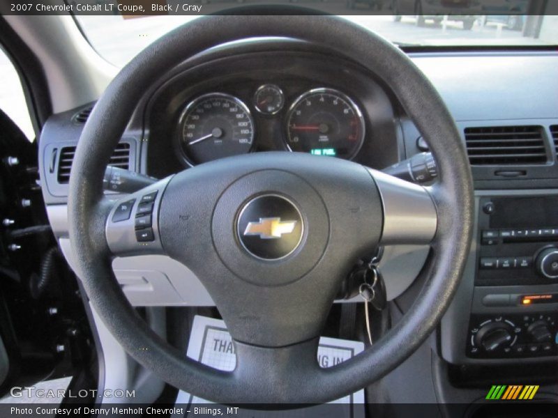 Black / Gray 2007 Chevrolet Cobalt LT Coupe