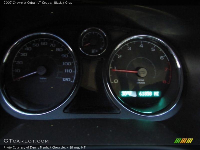 Black / Gray 2007 Chevrolet Cobalt LT Coupe