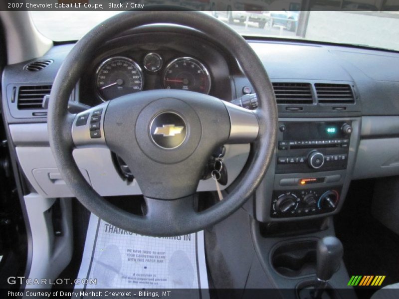 Black / Gray 2007 Chevrolet Cobalt LT Coupe