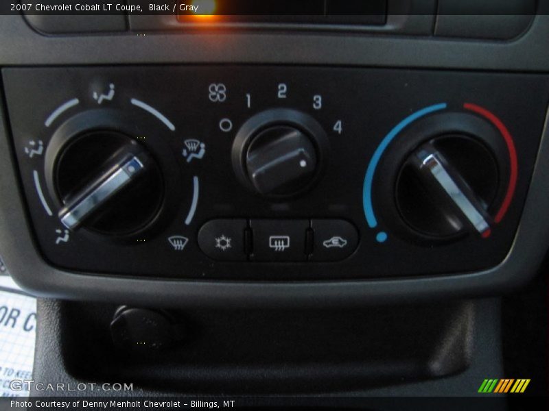 Black / Gray 2007 Chevrolet Cobalt LT Coupe