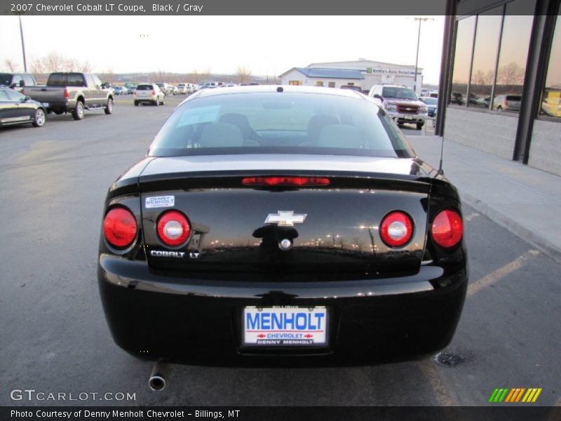 Black / Gray 2007 Chevrolet Cobalt LT Coupe