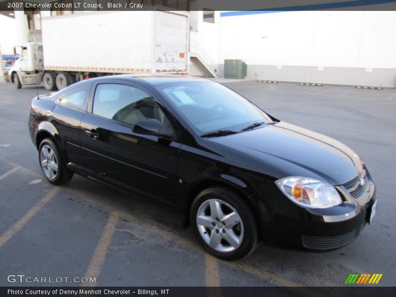 Black / Gray 2007 Chevrolet Cobalt LT Coupe
