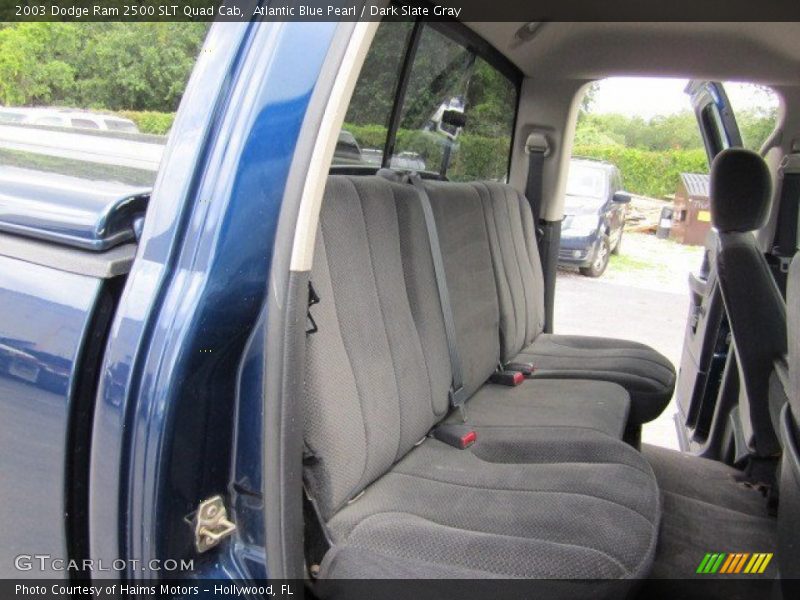 Atlantic Blue Pearl / Dark Slate Gray 2003 Dodge Ram 2500 SLT Quad Cab