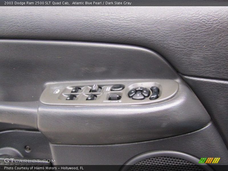 Atlantic Blue Pearl / Dark Slate Gray 2003 Dodge Ram 2500 SLT Quad Cab