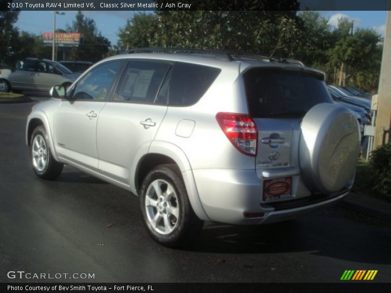 Classic Silver Metallic / Ash Gray 2010 Toyota RAV4 Limited V6