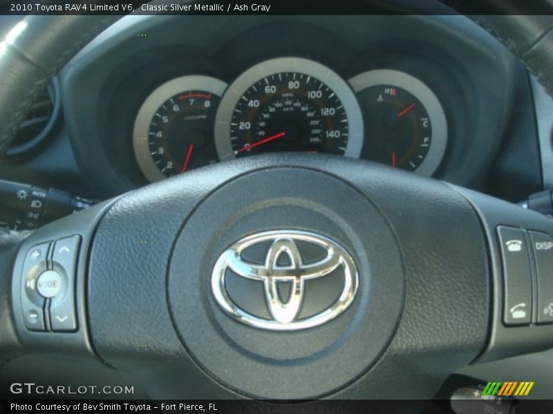 Classic Silver Metallic / Ash Gray 2010 Toyota RAV4 Limited V6