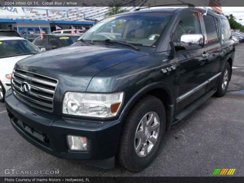 Cobalt Blue / Willow 2004 Infiniti QX 56