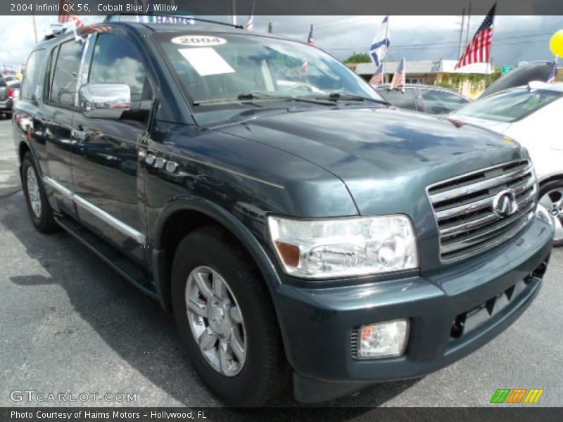Cobalt Blue / Willow 2004 Infiniti QX 56