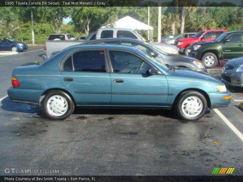 Teal Mist Metallic / Gray 1995 Toyota Corolla DX Sedan