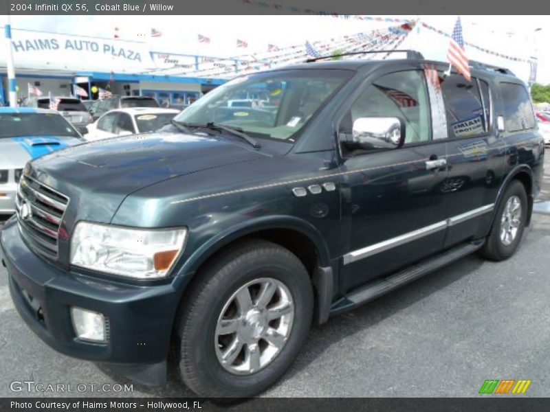 Cobalt Blue / Willow 2004 Infiniti QX 56