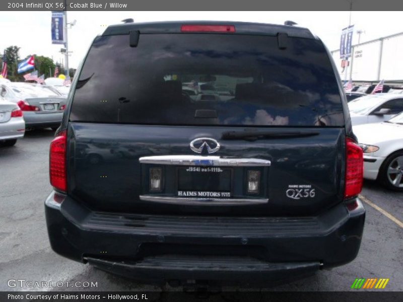 Cobalt Blue / Willow 2004 Infiniti QX 56