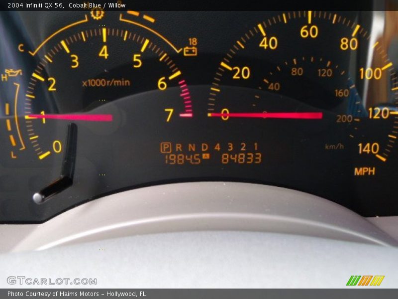 Cobalt Blue / Willow 2004 Infiniti QX 56