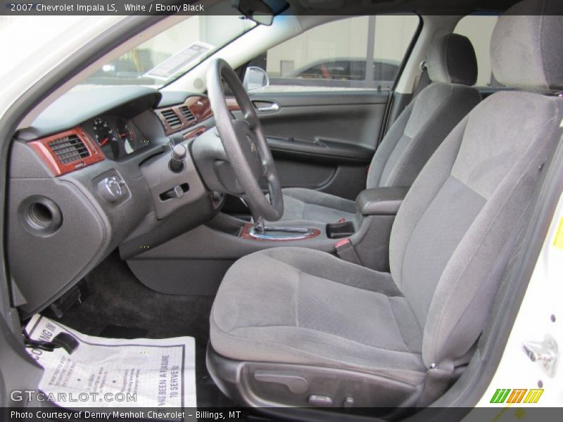  2007 Impala LS Ebony Black Interior