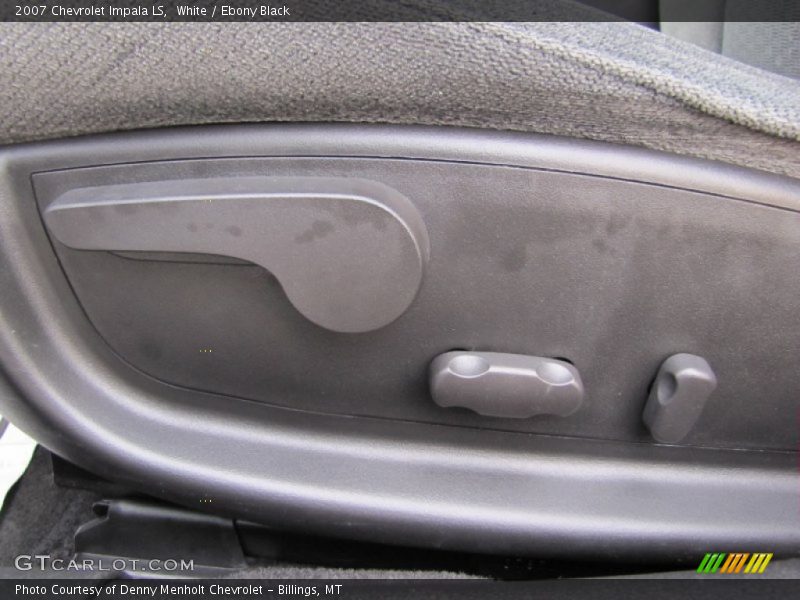 White / Ebony Black 2007 Chevrolet Impala LS