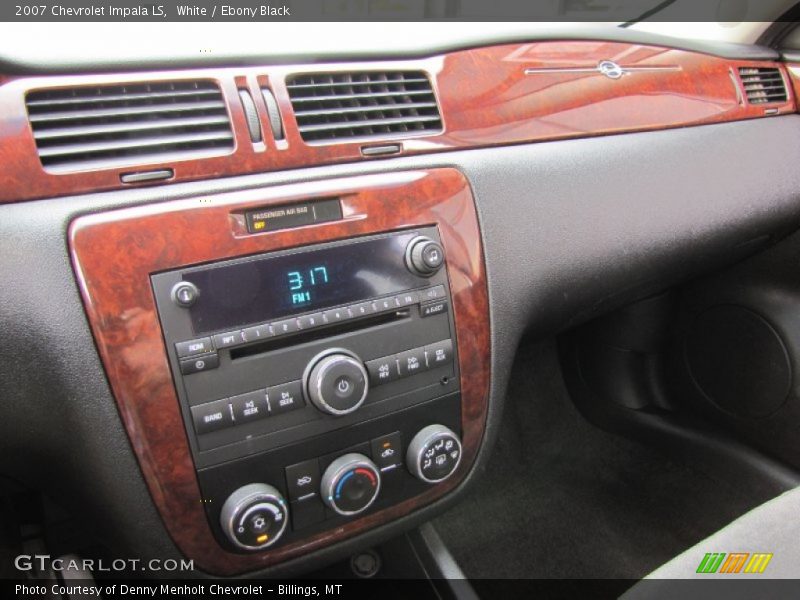 White / Ebony Black 2007 Chevrolet Impala LS