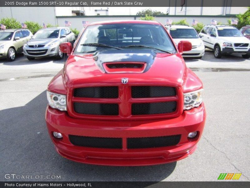 Flame Red / Dark Slate Gray 2005 Dodge Ram 1500 SRT-10 Regular Cab