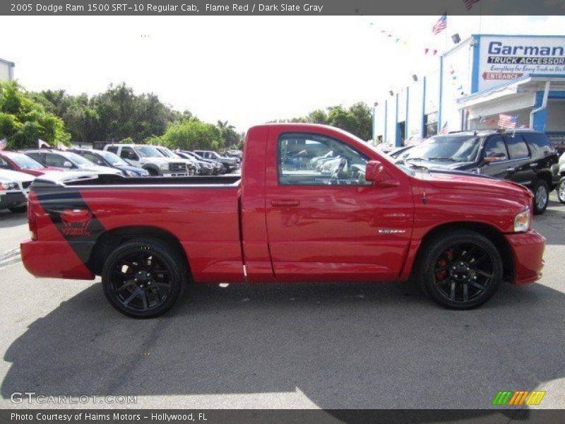 Flame Red / Dark Slate Gray 2005 Dodge Ram 1500 SRT-10 Regular Cab