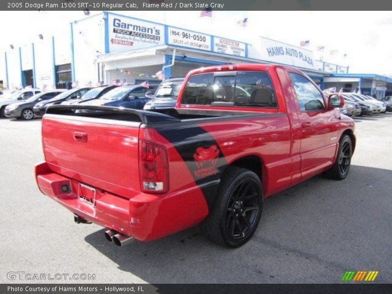 Flame Red / Dark Slate Gray 2005 Dodge Ram 1500 SRT-10 Regular Cab