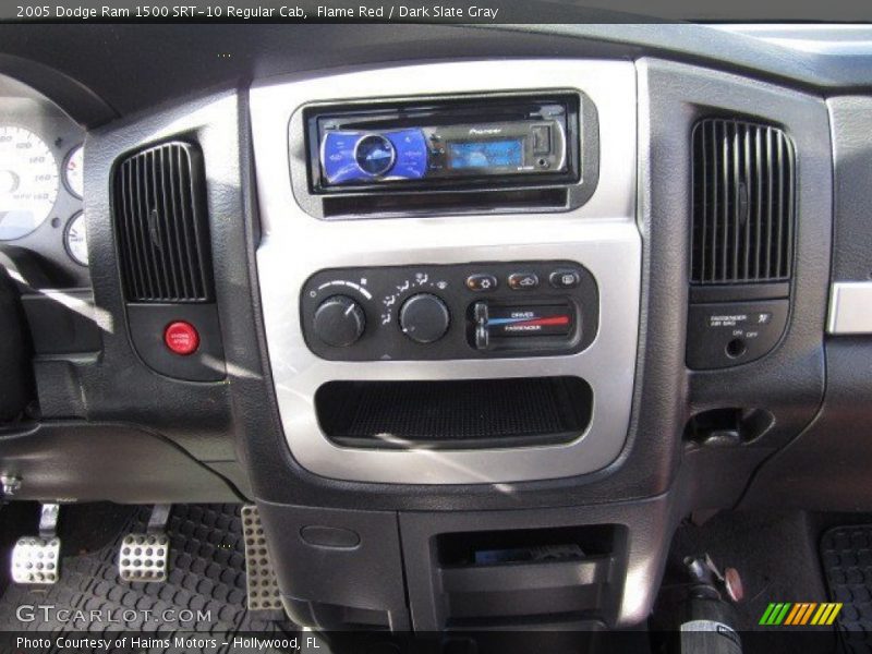 Flame Red / Dark Slate Gray 2005 Dodge Ram 1500 SRT-10 Regular Cab