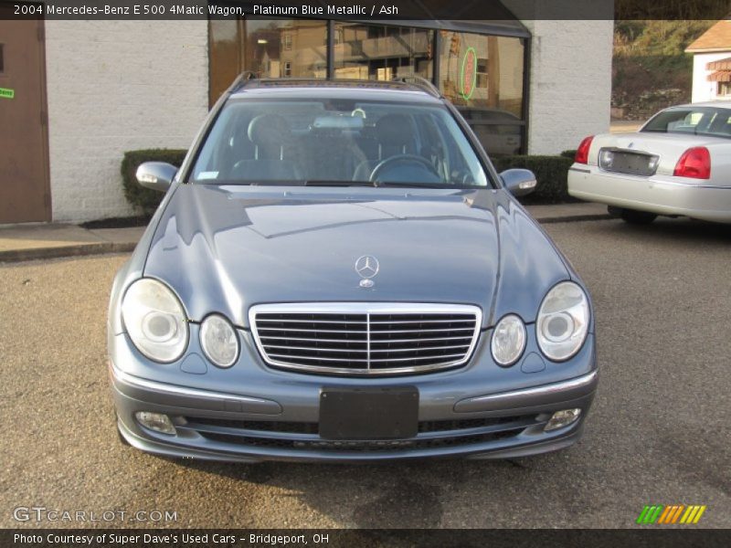 Platinum Blue Metallic / Ash 2004 Mercedes-Benz E 500 4Matic Wagon