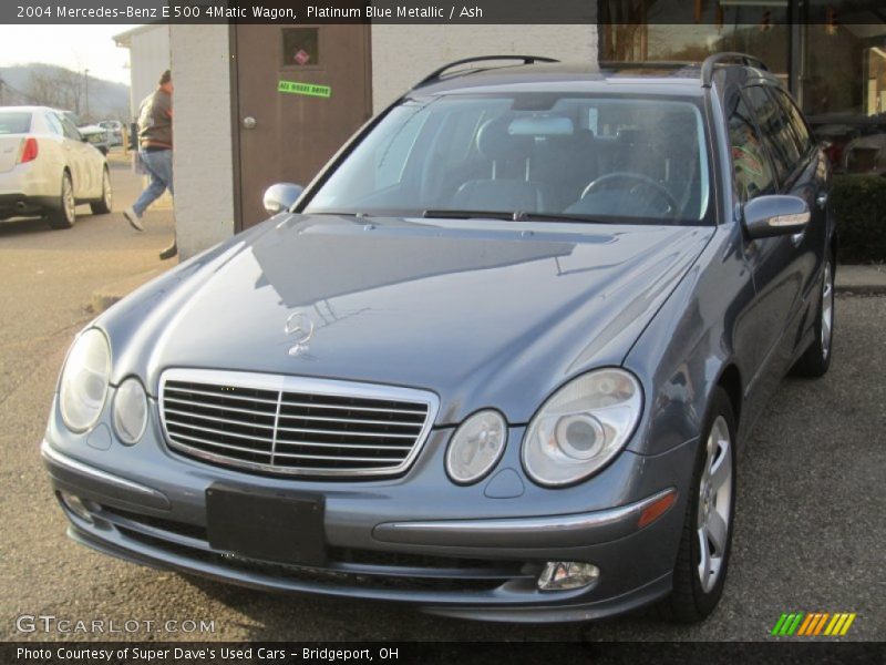 Platinum Blue Metallic / Ash 2004 Mercedes-Benz E 500 4Matic Wagon