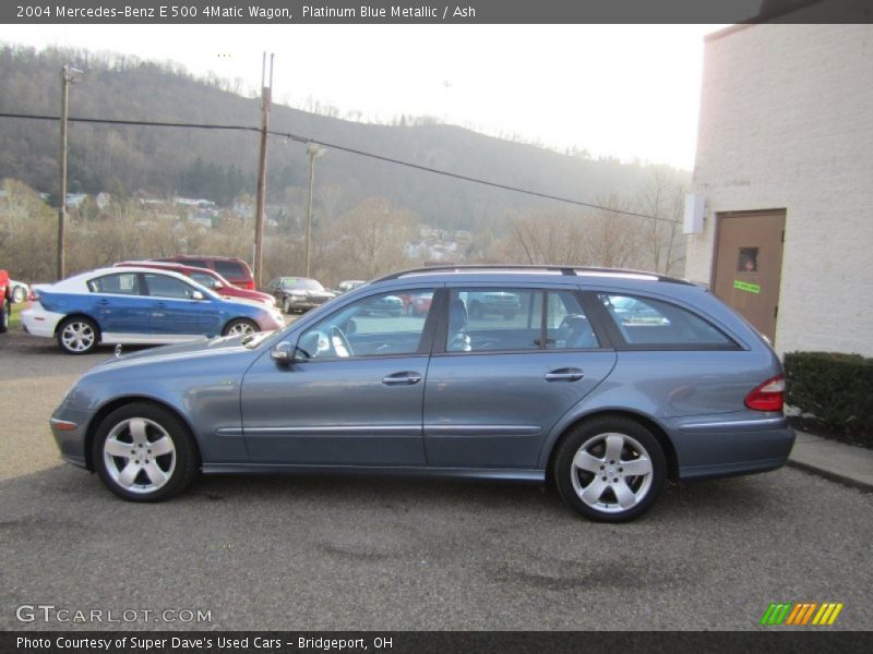 Platinum Blue Metallic / Ash 2004 Mercedes-Benz E 500 4Matic Wagon
