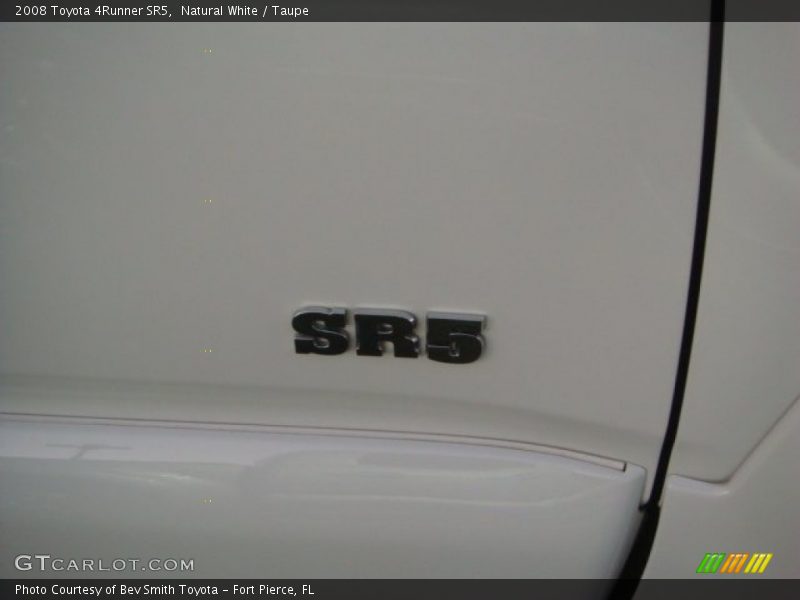Natural White / Taupe 2008 Toyota 4Runner SR5