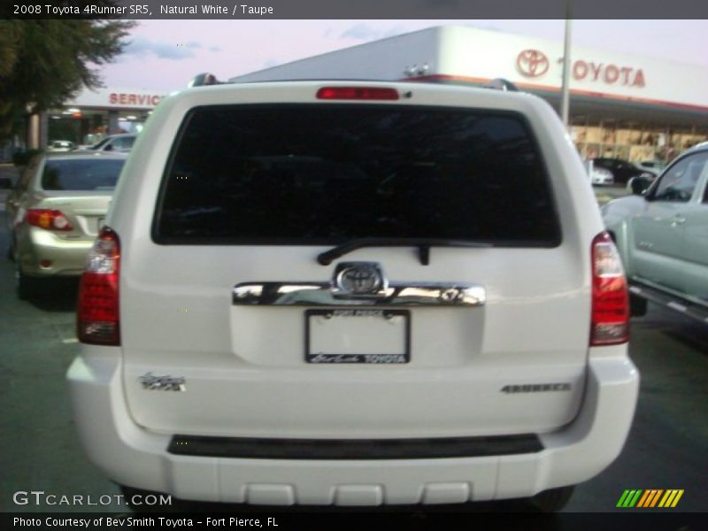 Natural White / Taupe 2008 Toyota 4Runner SR5