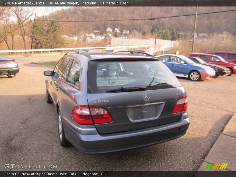 Platinum Blue Metallic / Ash 2004 Mercedes-Benz E 500 4Matic Wagon