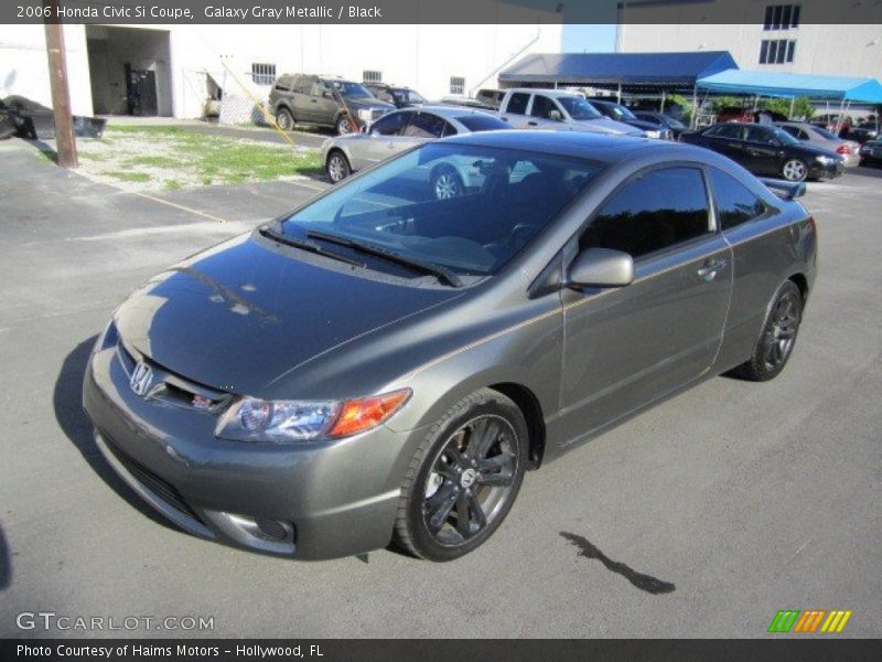 Galaxy Gray Metallic / Black 2006 Honda Civic Si Coupe