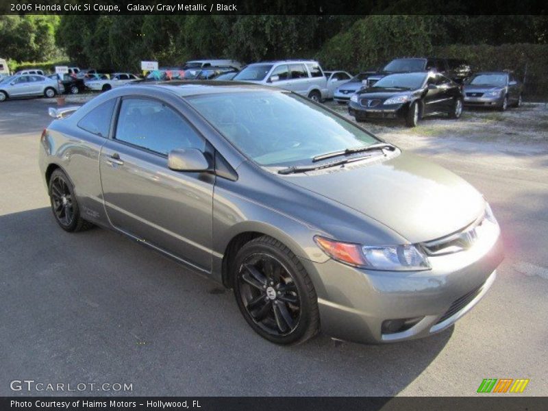Galaxy Gray Metallic / Black 2006 Honda Civic Si Coupe