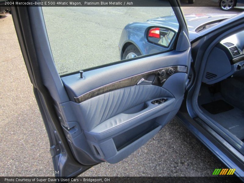 Platinum Blue Metallic / Ash 2004 Mercedes-Benz E 500 4Matic Wagon