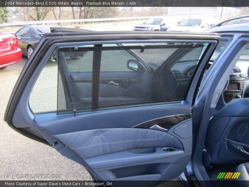 Platinum Blue Metallic / Ash 2004 Mercedes-Benz E 500 4Matic Wagon