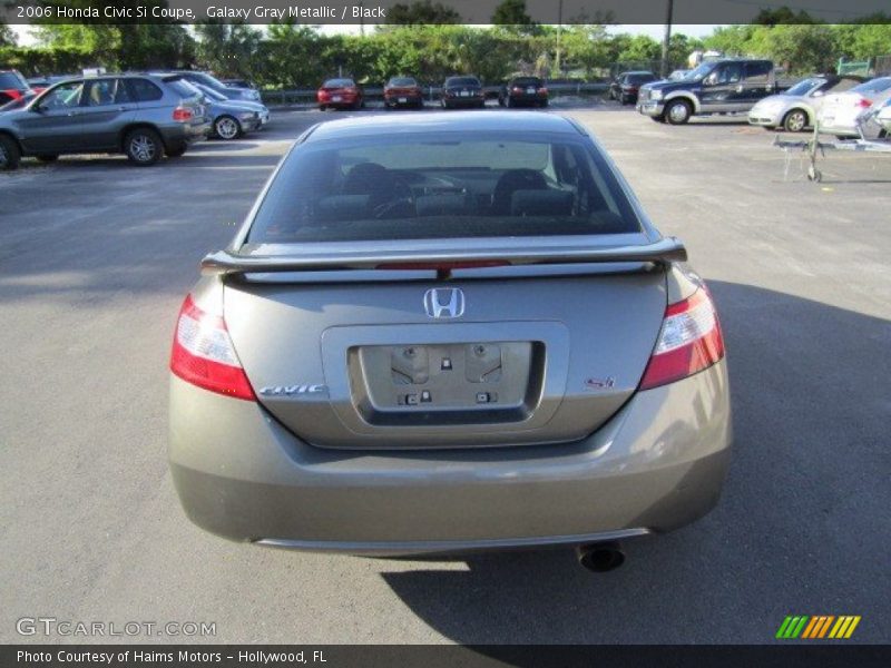 Galaxy Gray Metallic / Black 2006 Honda Civic Si Coupe