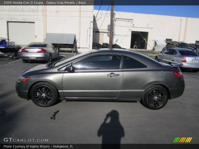 Galaxy Gray Metallic / Black 2006 Honda Civic Si Coupe