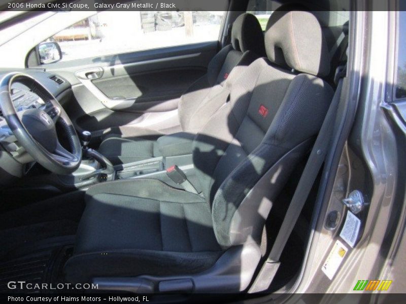 Galaxy Gray Metallic / Black 2006 Honda Civic Si Coupe