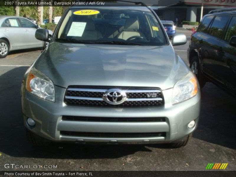 Everglade Metallic / Ash Gray 2007 Toyota RAV4 Limited