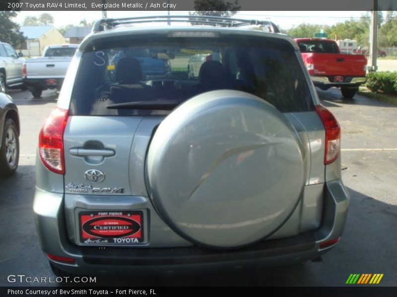 Everglade Metallic / Ash Gray 2007 Toyota RAV4 Limited