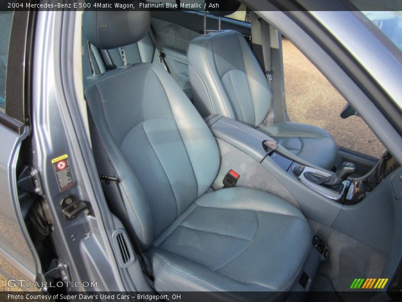 Platinum Blue Metallic / Ash 2004 Mercedes-Benz E 500 4Matic Wagon