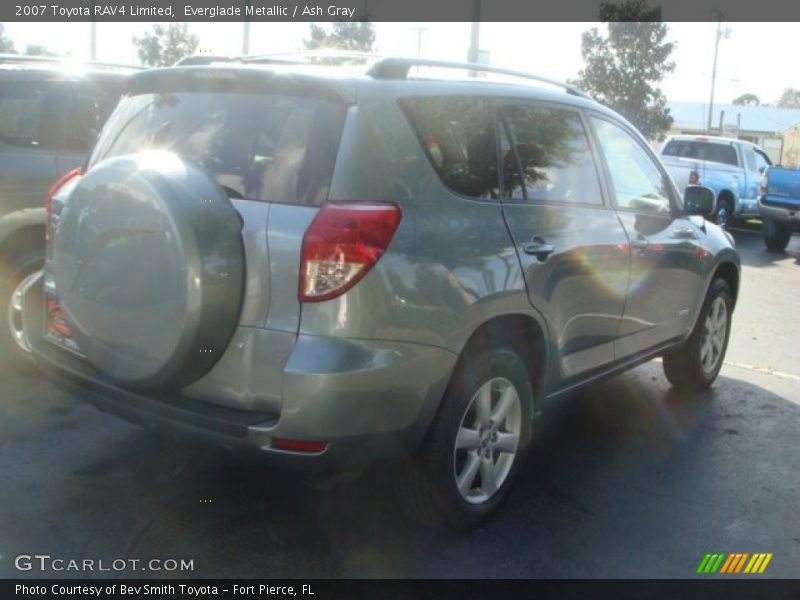 Everglade Metallic / Ash Gray 2007 Toyota RAV4 Limited