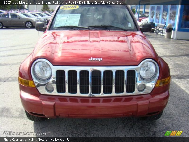 Inferno Red Crystal Pearl / Dark Slate Gray/Light Slate Gray 2005 Jeep Liberty Limited