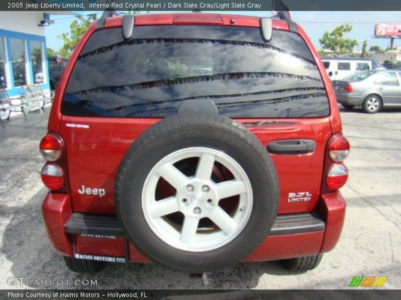 Inferno Red Crystal Pearl / Dark Slate Gray/Light Slate Gray 2005 Jeep Liberty Limited