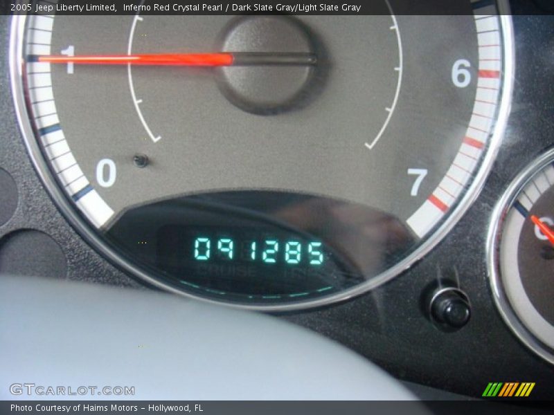 Inferno Red Crystal Pearl / Dark Slate Gray/Light Slate Gray 2005 Jeep Liberty Limited