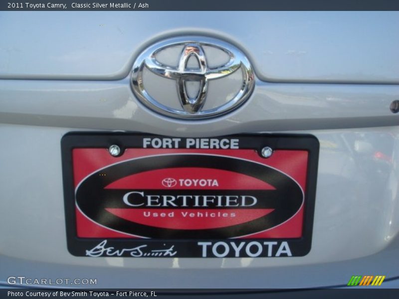 Classic Silver Metallic / Ash 2011 Toyota Camry