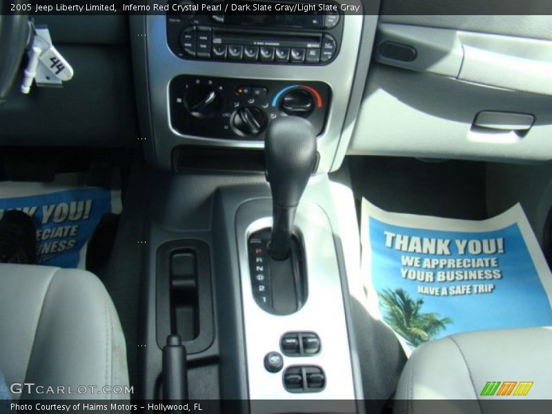 Inferno Red Crystal Pearl / Dark Slate Gray/Light Slate Gray 2005 Jeep Liberty Limited